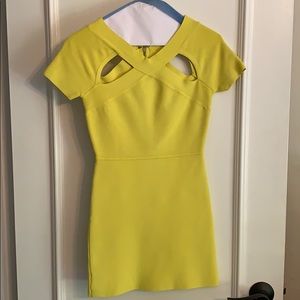 BCBG Bondage mini dress